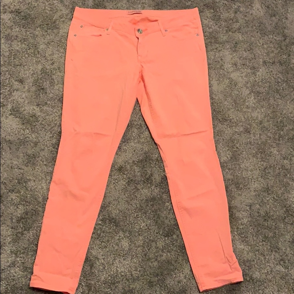 Express Salmon Jean Legging
